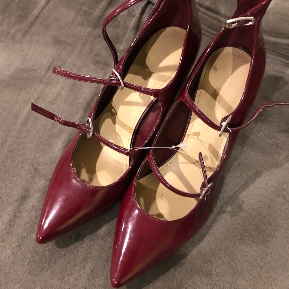 Marc Fisher Burgundy Heels